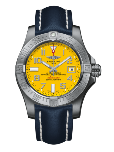 Avenger II Seawolf Stainless Steel / Cobra Yellow / Calf / Folding