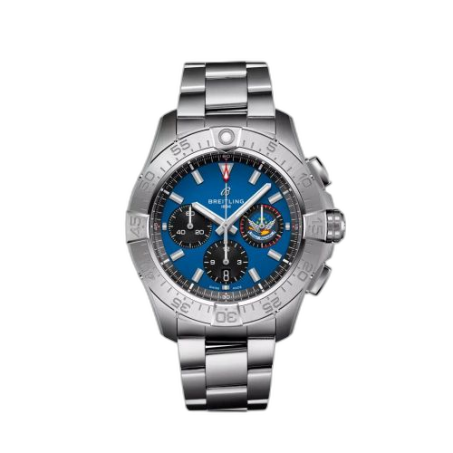 Avenger B01 Chronograph 44 Stainless Steel / Blue Impulse