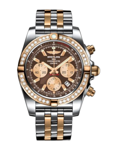 Chronomat 44 Stainless Steel / Rose Gold / Diamond / Metallica Brown / Bracelet