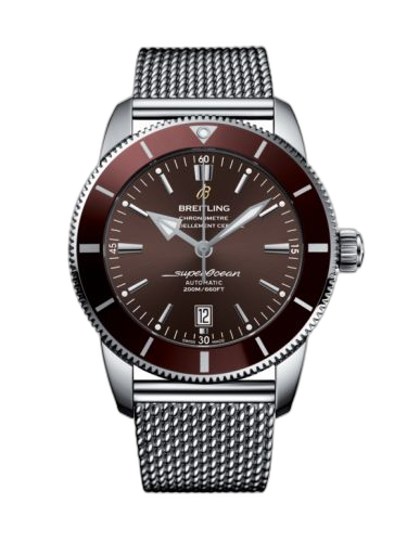 Superocean Heritage II 46 Stainless Steel / Bronze / Bronze / Milanese