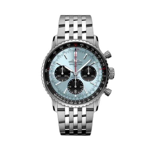 Navitimer B01 Chronograph 41 Stainless Steel / Ice Blue / Bracelet