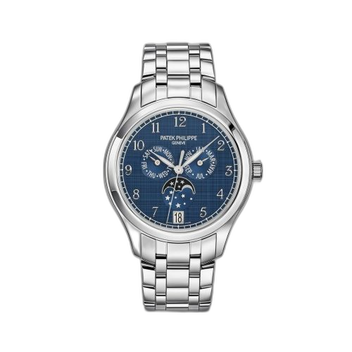 Annual Calendar 4947 Stainless Steel / Blue
