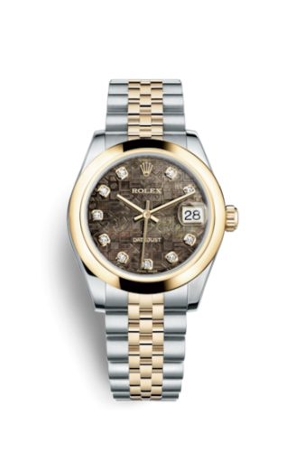 Datejust 31 Rolesor Yellow Domed / Jubilee / Black MOP Computer