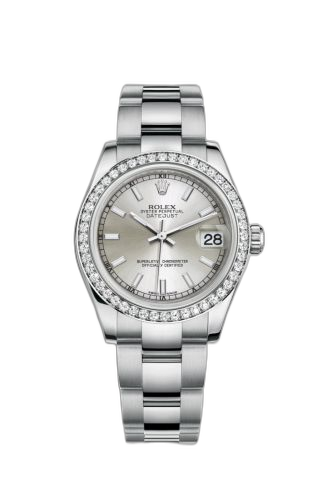 Datejust 31 Stainless Steel Diamond / Oyster / Silver