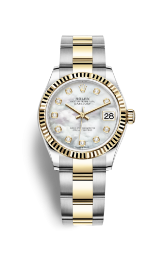 Datejust 31 Stainless Steel / Yellow Gold / Fluted / MOP / Oyster