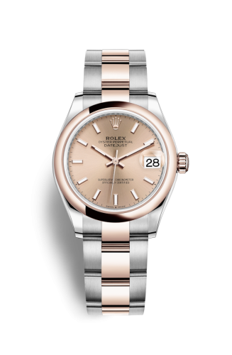 Datejust 31 Stainless Steel/ Rose Gold / Domed / Rose / Oyster