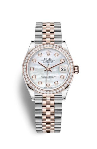 Datejust 31 Stainless Steel/ Rose Gold / Diamond / MOP / Jubilee