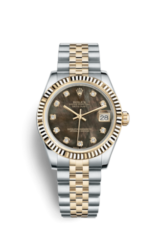 Datejust 31 Rolesor Yellow Fluted / Jubilee / Black MOP