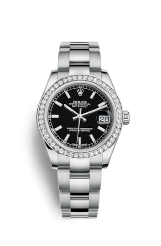 Datejust 31 Stainless Steel Diamond / Oyster / Black