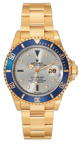 Submariner 16618 Silver Serti