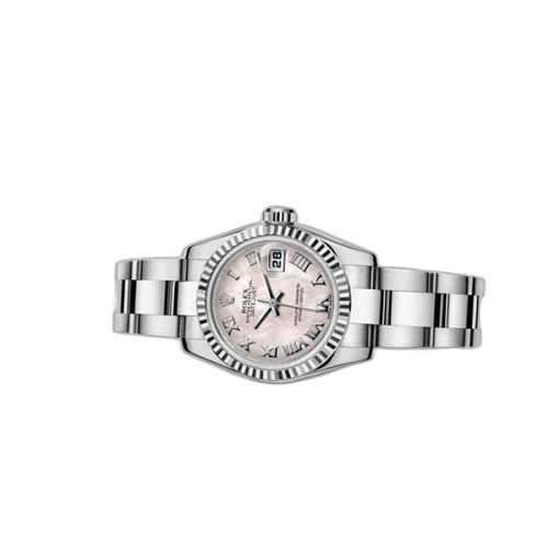 Lady-Datejust 26 Fluted Pink Mother-Of-Pearl Oyster