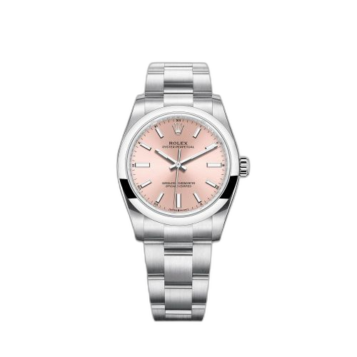 Oyster Perpetual 34 Stainless Steel / Pink
