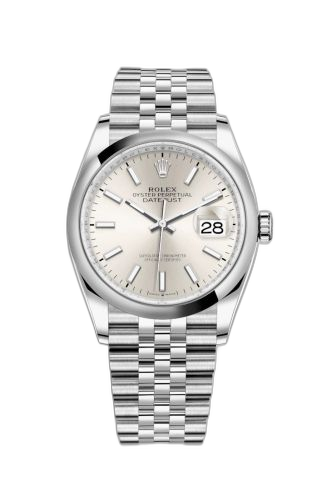 Datejust 36 Stainless Steel / Domed / Silver / Jubilee