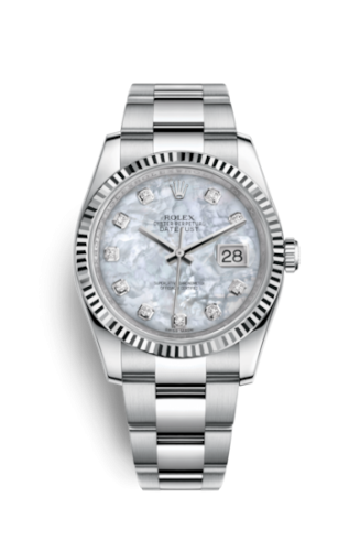 Datejust 36 Stainless Steel Fluted / Oyster / Pink MOP