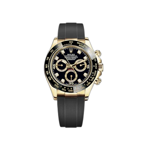 Cosmograph Daytona Yellow Gold / Cerachrom / Black - Diamond / Oysterflex