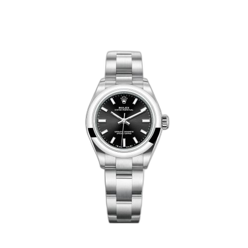 Oyster Perpetual 28 Stainless Steel / Black