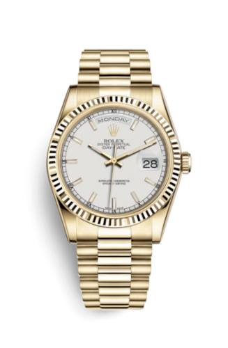 Day-Date 36 Yellow Gold Fluted / President / Ivory
