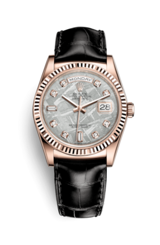 Day-Date 36 Everose / Strap / Meteorite