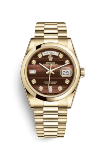 Day-Date 36 Yellow Gold Domed / President / Bull's Eye