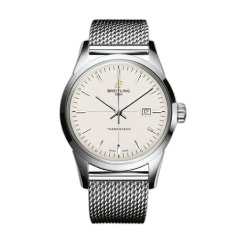 Transocean Date Stainless Steel / Silver / Bracelet