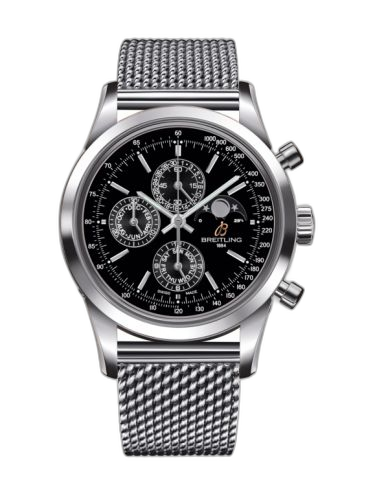 Transocean Chronograph 1461 Stainless Steel / Black / Bracelet