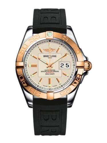 Galactic 41 Stainless Steel / Rose Gold / Sierra Silver / Rubber