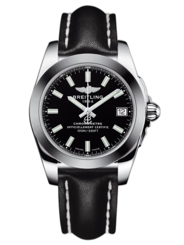 Galactic 36 Stainless Steel / SleekT / Trophy Black / Calf