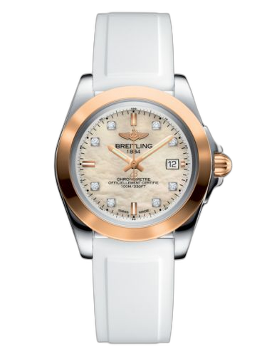 Galactic 32 Sleek Edition Stainless Steel / Rose Gold / Pearl Diamond / Rubber