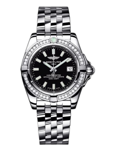 Galactic 32 Stainless Steel / Diamond / Onyx Black / Bracelet