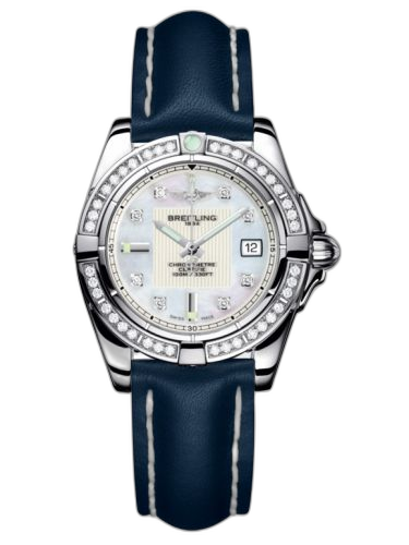 Galactic 32 Stainless Steel / Diamond / Pearl Diamond / Calf