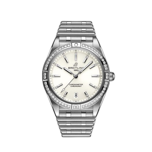 Chronomat Automatic 36 Stainless Steel - Diamond / White / Rouleaux