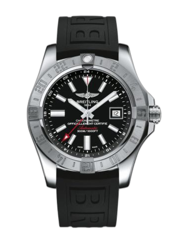 Avenger II GMT Stainless Steel / Volcano Black / Rubber / Pin