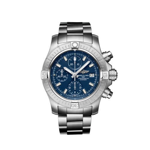 Avenger Chronograph 43 Stainless Steel / Blue / Bracelet
