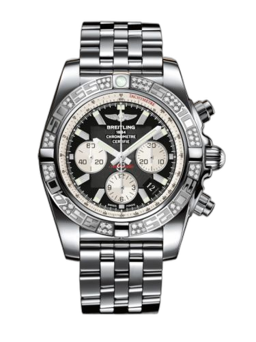 Chronomat 44 Stainless Steel / Diamond / Onyx Black / Bracelet