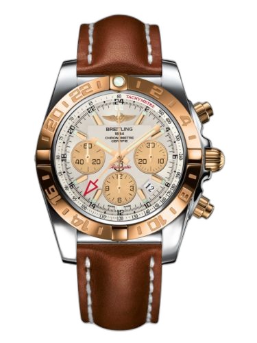 Chronomat 44 GMT Stainless Steel / Rose Gold / Sierra Silver / Calf