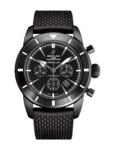 Superocean Heritage 46 Chronoworks Ceramic / Black / Rubber