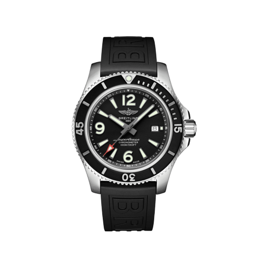 Superocean 44 Stainless Steel / Black / Rubber / Folding