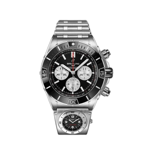 Super Chronomat B01 44 Stainless Steel / Black / Rouleaux - UTC