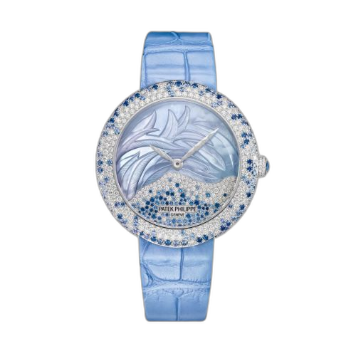 Calatrava 4899/901G White Gold / Blue