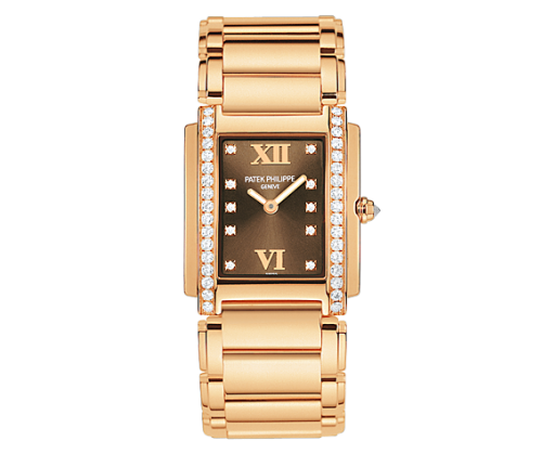 Twenty~4 4908/11 Rose Gold Chocolate