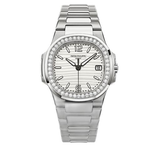 Nautilus 7010 White Gold / Silvery White