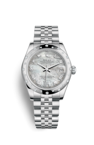 Datejust 31 Stainless Steel Domed Diamond / Jubilee / MOP - Roman