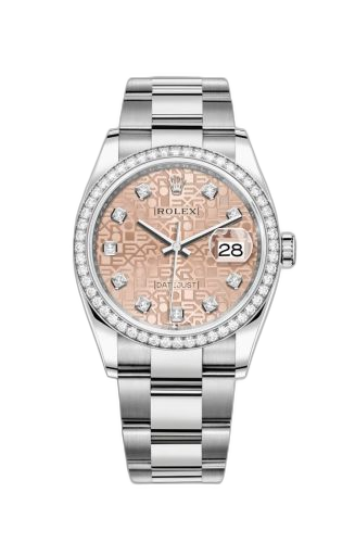 Datejust 36 Stainless Steel / Diamond / Pink Jubilee / Oyster