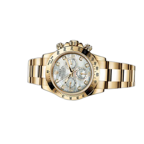 Daytona Yellow Gold Mother of Pearl Diamonds