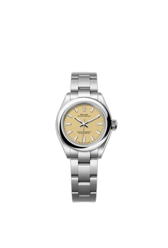 Oyster Perpetual 28 Stainless Steel / Beige