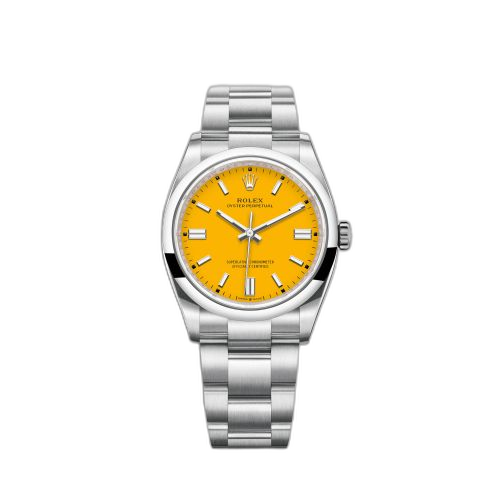 Oyster Perpetual 36 Stainless Steel / Yellow