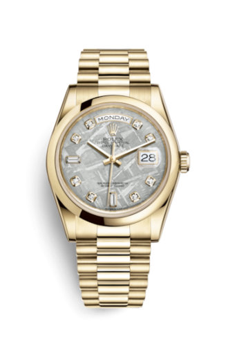 Day-Date 36 Yellow Gold Domed / President / Meteorite