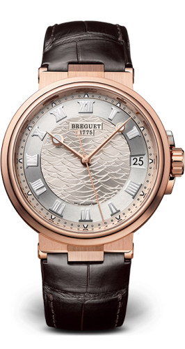 Marine 5517 Rose Gold / Silver / Alligator