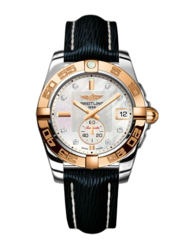Galactic 36 Automatic Stainless Steel / Rose Gold / Pearl Diamond / Sahara