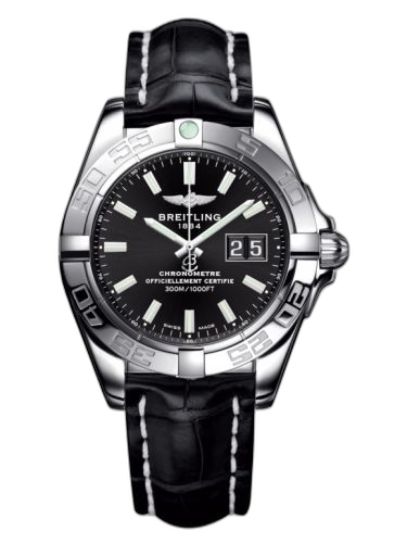 Galactic 41 Stainless Steel / Onyx Black / Croco